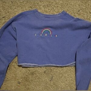 “treat people with kindness” cropped sweatshirt